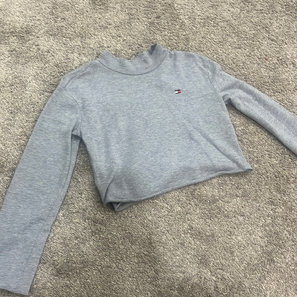 Tommy Hilfiger Cropped Long Sleeve Shirt